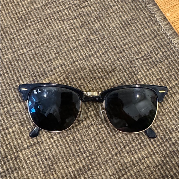 Ray-Ban CLUBMASTER CLASSIC (Black and Gold) Sunglasses - Picture 1 of 4
